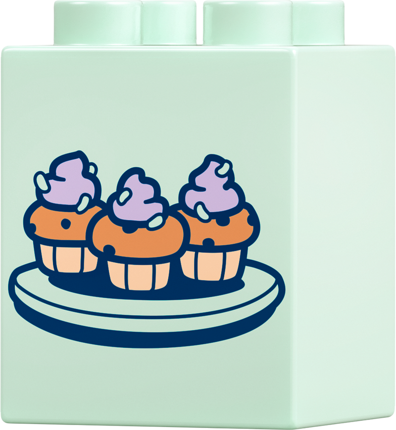 ليجو هاوس أوف بلوي وعائلتها مع لعبة الذاكرة 10459 دوبلو بلوي