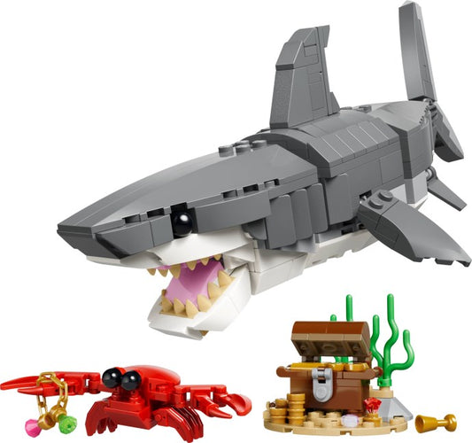 LEGO Fierce Shark with a Treasure Ches 31381 Creator 3 in 1