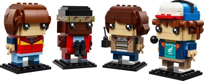 LEGO Mike, Dustin, Lucas and Will Figures 40801 Brickheadz
