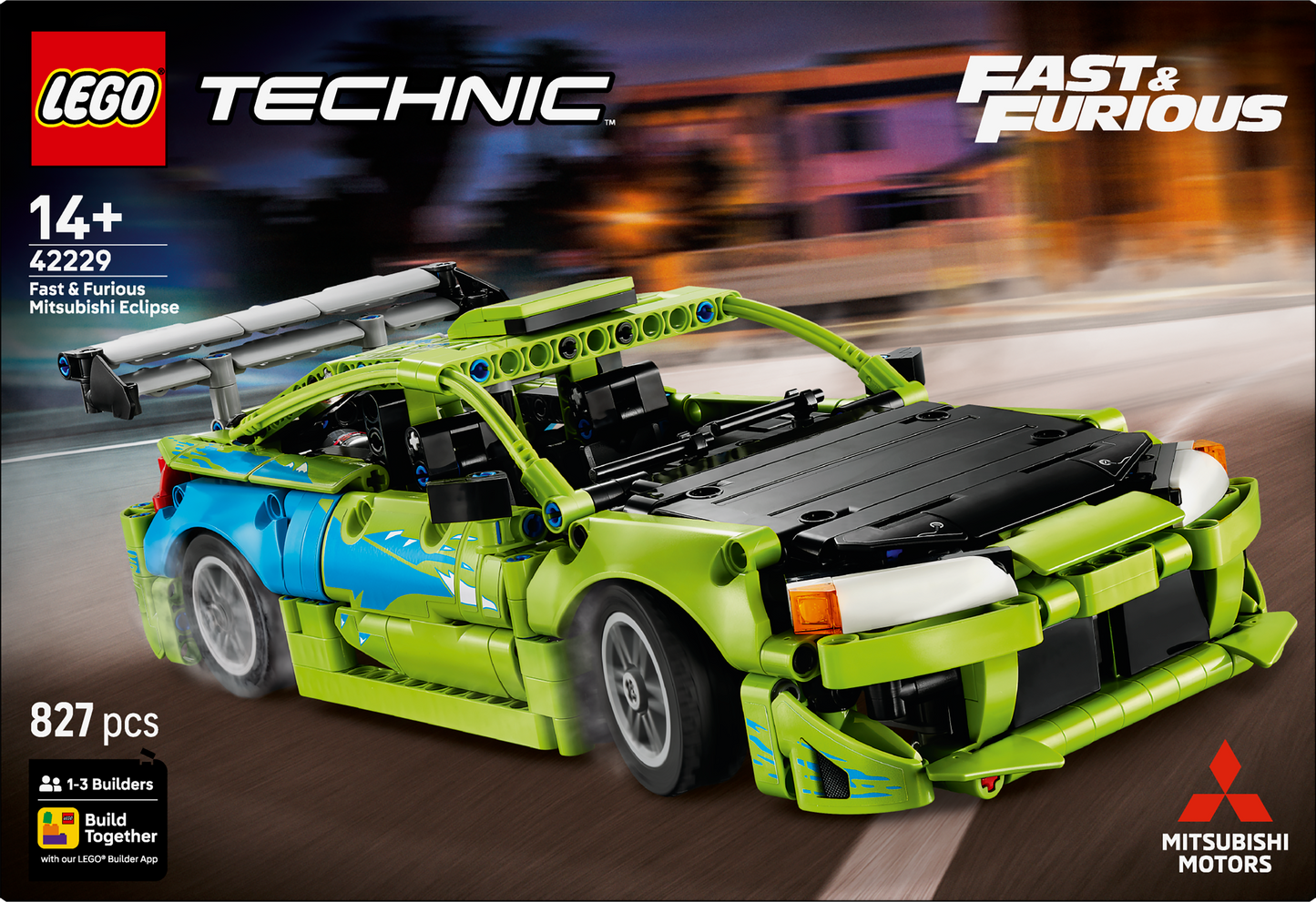 LEGO Fast and Furious Mitsubishi Eclipse 42229 Technic