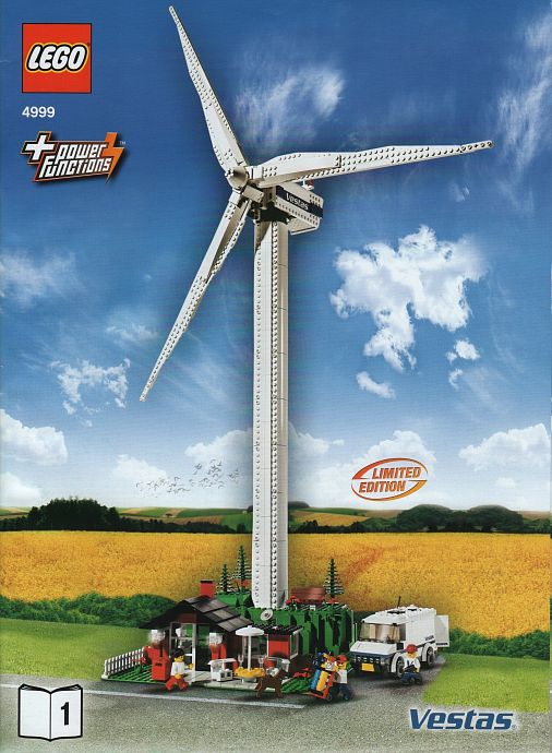 LEGO Vestas Wind Turbine 4999 Creator