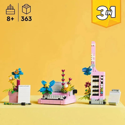 LEGO Typemachine مع بلومين 31169 Creator 3-in-1