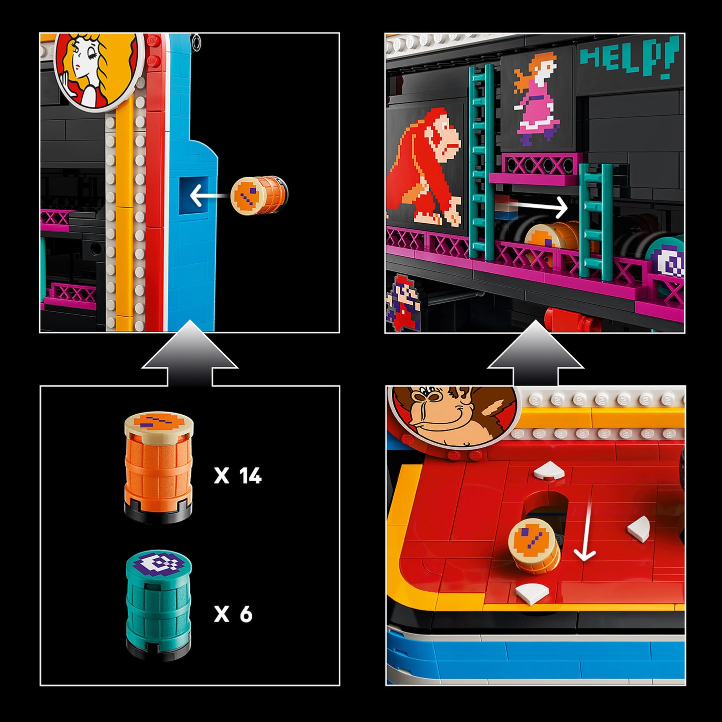 آلة ألعاب الأركيد ليغو ماريو 72051 سوبرماريو