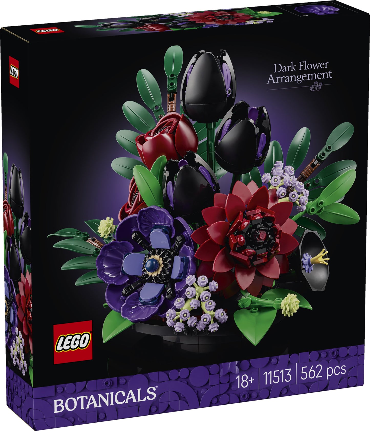 LEGO Dark Flower Arrangement 11513 Botanical Collection