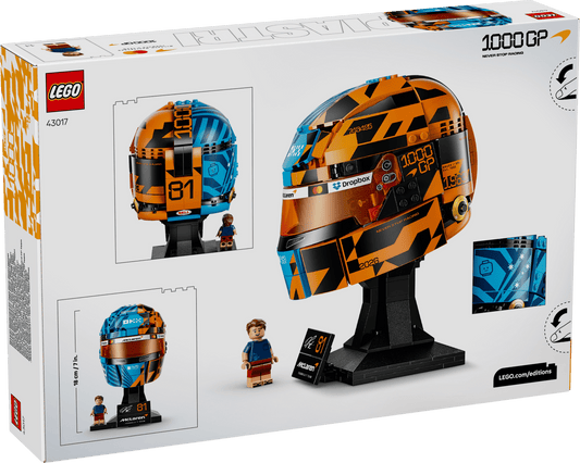 LEGO McLaren Mastercard F1 Team Oscar Piastri Helmet 43017 Edition Vehicles