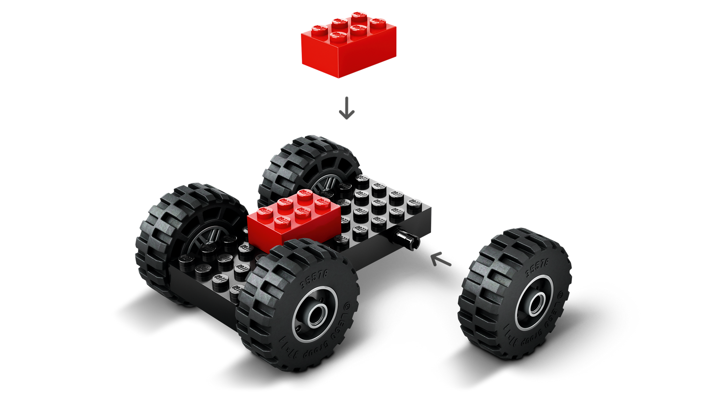 LEGO Yellow Wheel Loader Excavator 60450 City