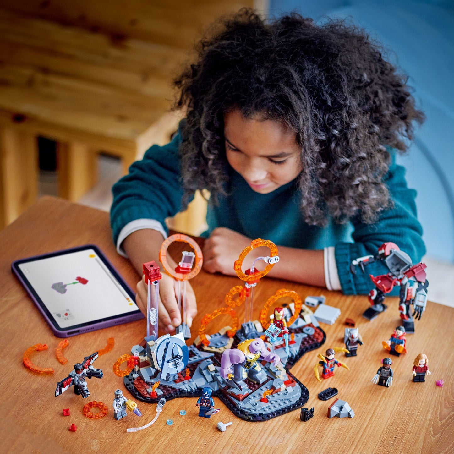 ليغو المنتقمون نهاية اللعبة المعركة النهائية 76323 الأبطال الخارقين