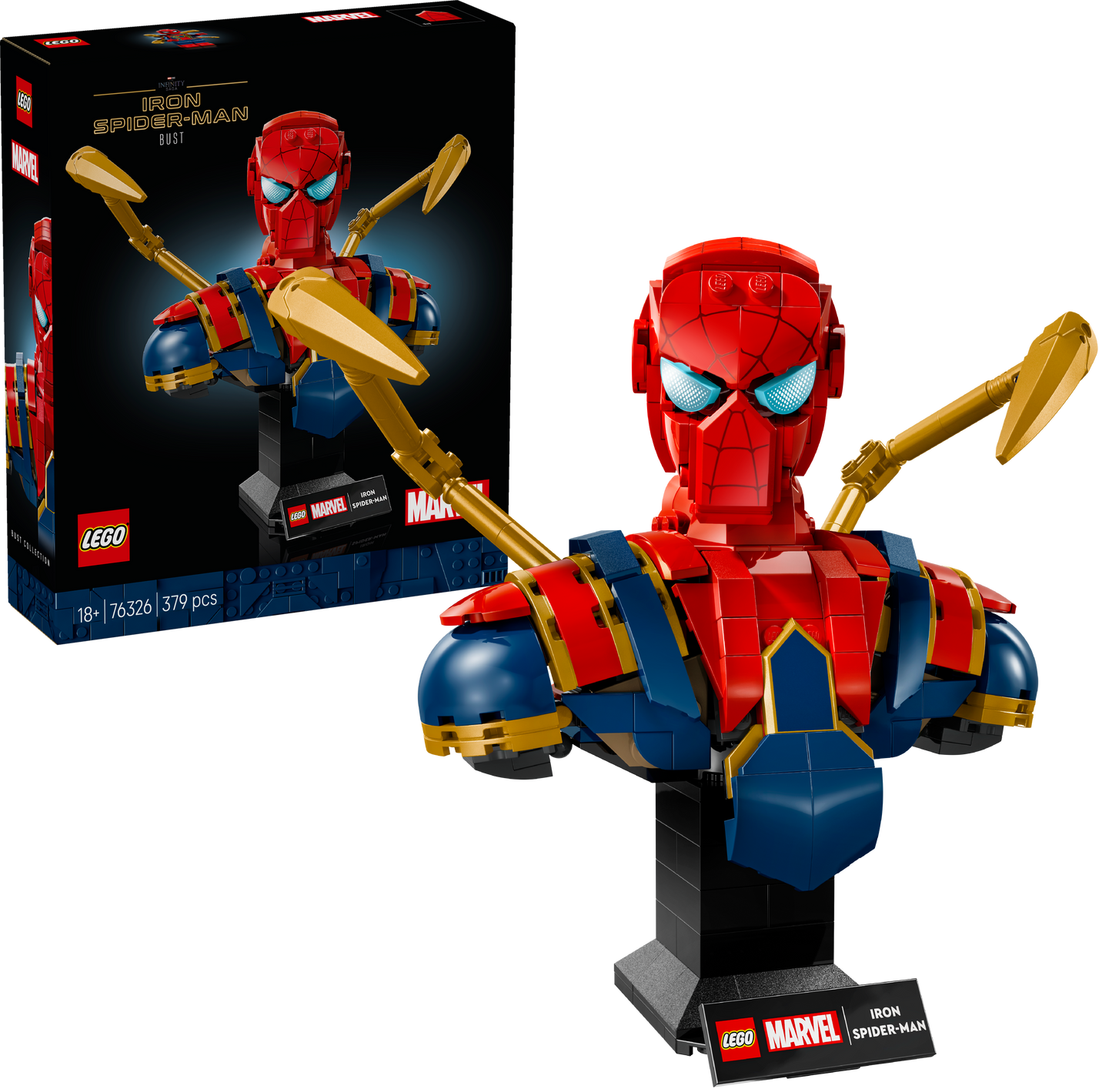 LEGO Iron Spider-Man bust 76326 Superheroes