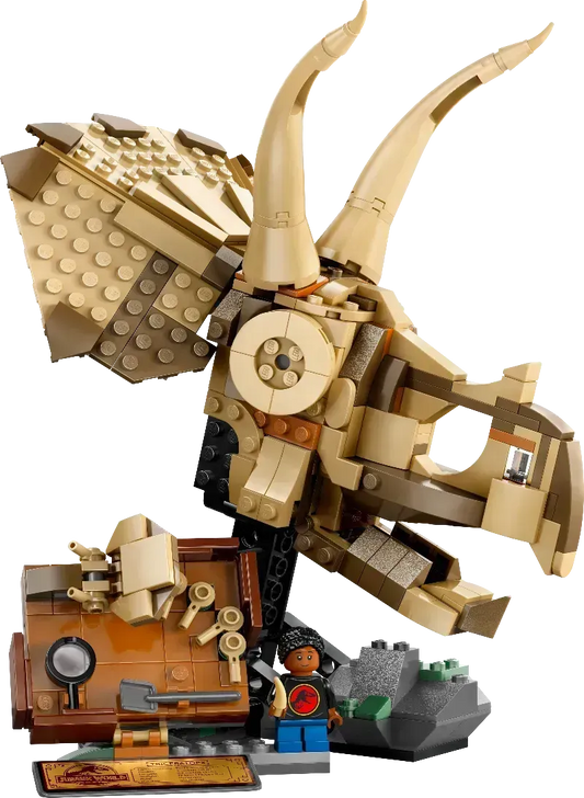 LEGO 76969 Jurassic Park Triceratops schedel