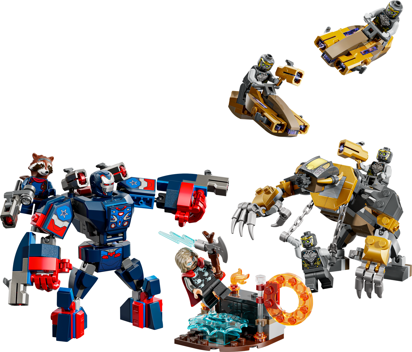 LEGO Endgame Thor vs. Chitauri 76322 الأبطال الخارقين (طلب مسبق: أغسطس)