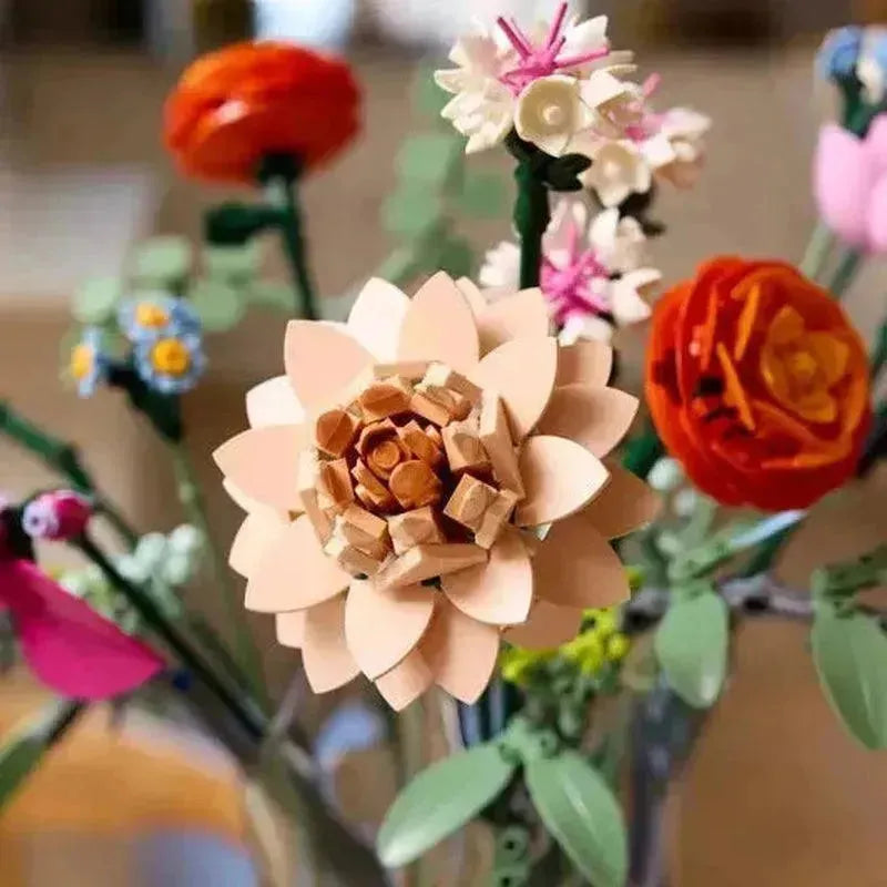 باقة ليغو الوردية النباتية 10342