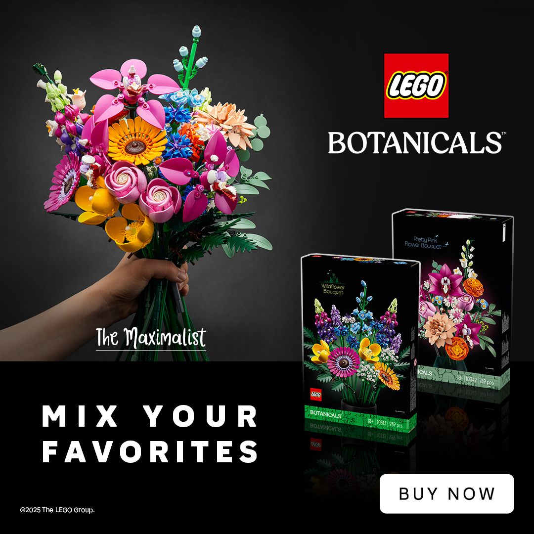 ليغو "ذا ماكسيماليست": ليغو 10313 بوكيت وليغو 10342 روز بوكيت