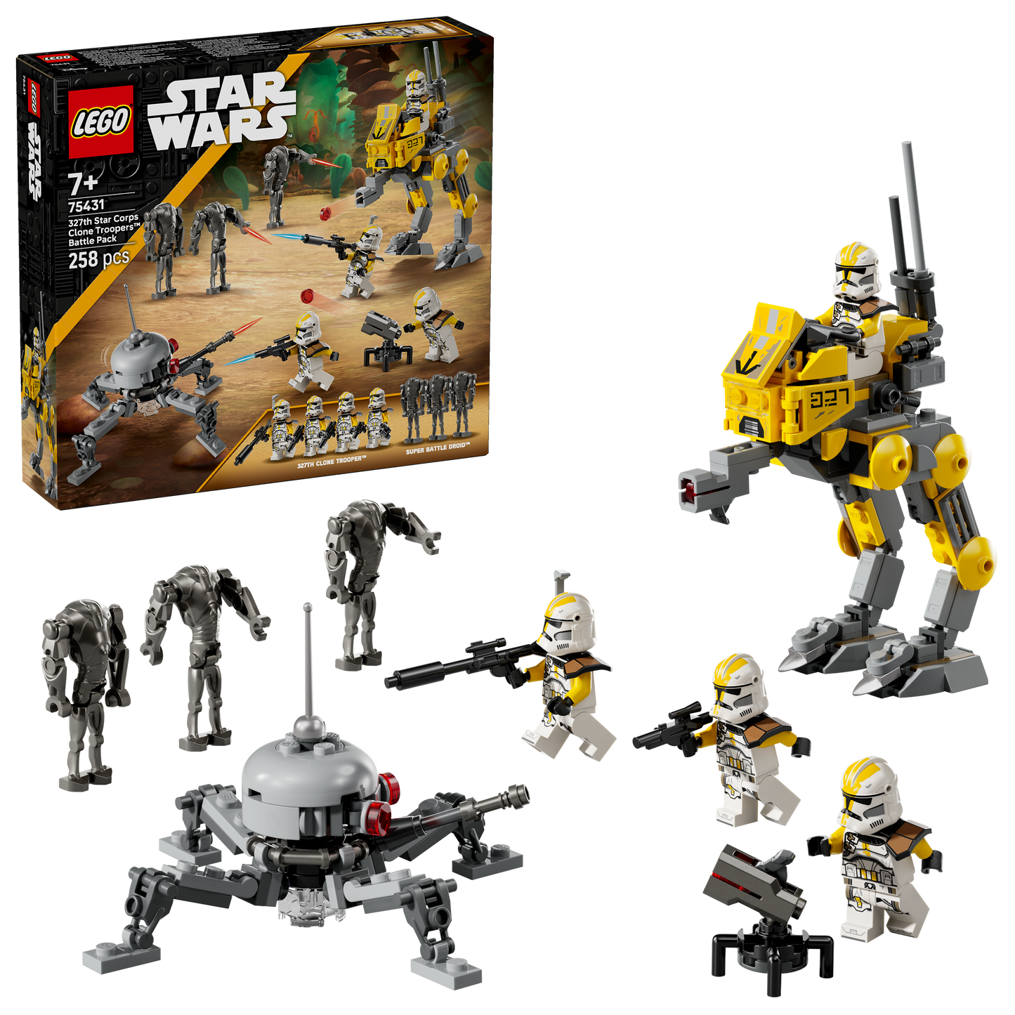 LEGO 327th Star Corps Clone Troopers Battle Pack 75431 حرب النجوم