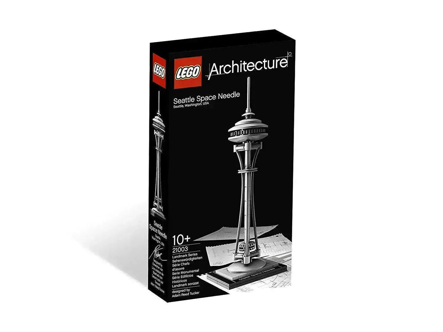 LEGO Architecture Seattle Space Needle Building Set for ages 10 and up with detailed design