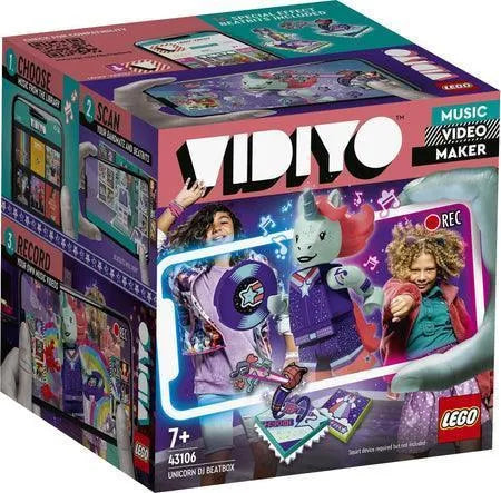 LEGO Vidiyo Unicorn DJ Music Beatbox 43106 Vidiyo LEGO VIDIYO @ 2TTOYS | Official LEGO shop😊🥰 LEGO €. 17.99
