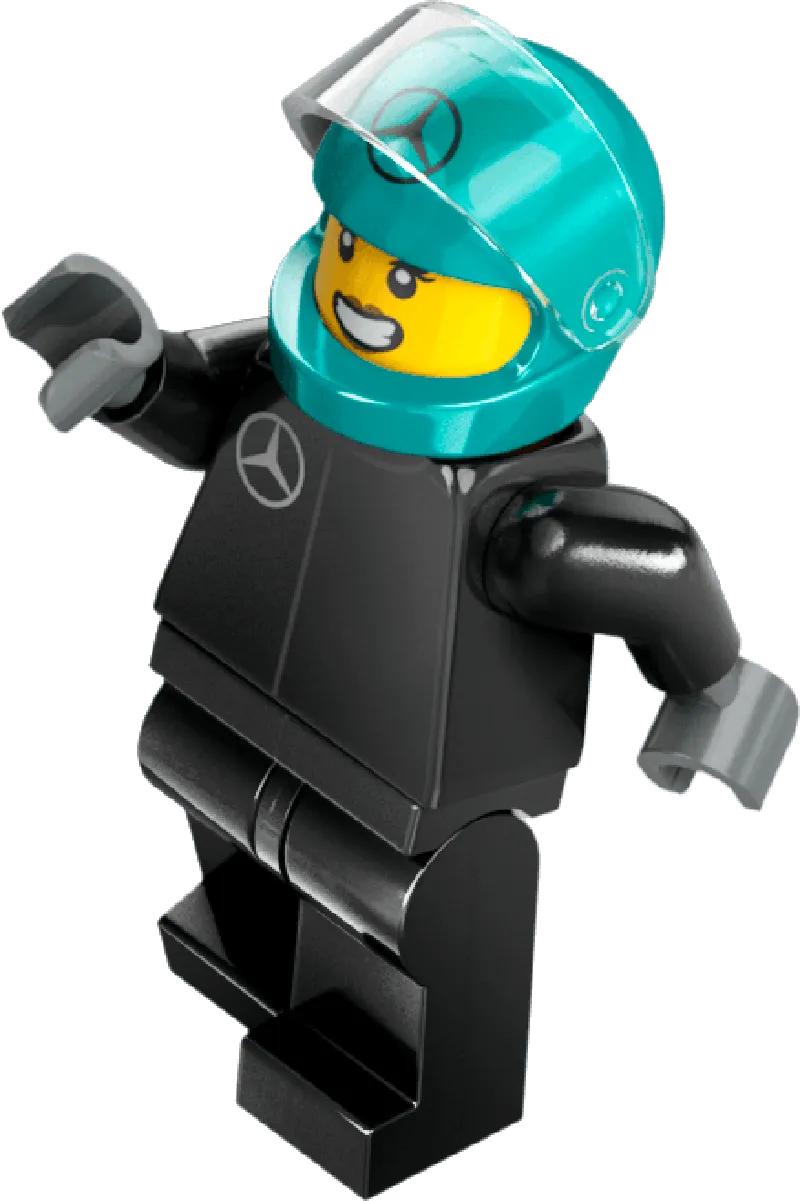 التقت LEGO Pitbox مع سيارة Mercedes AMG en Alpine F1 60444 City