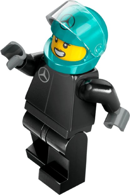 التقت LEGO Pitbox مع سيارة Mercedes AMG en Alpine F1 60444 City