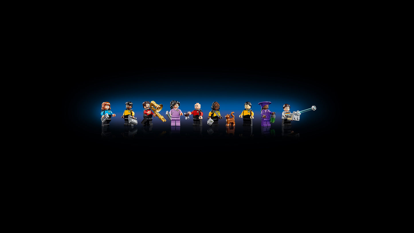 LEGO StarTrek Enterprise... الجذع ليس متاحًا بشكل جيد وخفيف الوزن في مكانه