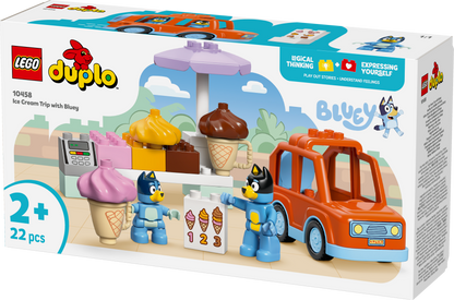 LEGO Huis van Bluey وعائلة مع geheugenspel 10459 Duplo Bluey طلب مسبق: 1 أغسطس)