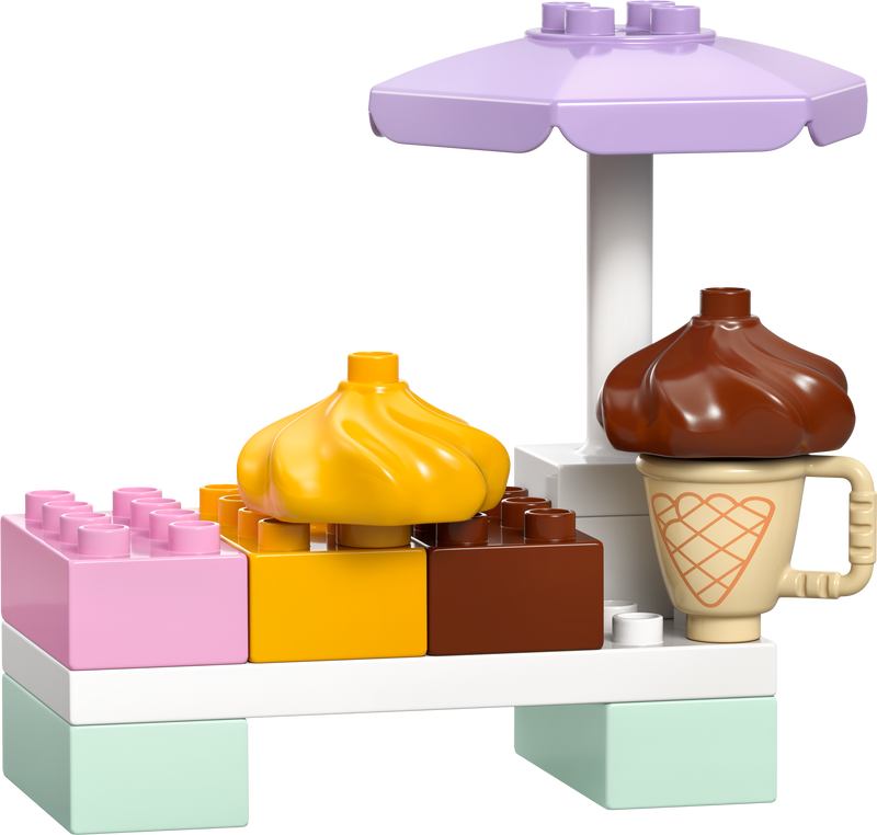 ليجو هاوس أوف بلوي وعائلتها مع لعبة الذاكرة 10459 دوبلو بلوي