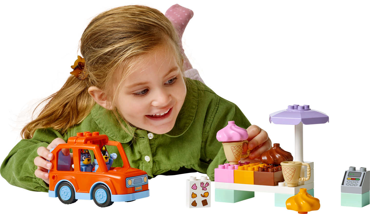 LEGO Huis van Bluey وعائلة مع geheugenspel 10459 Duplo Bluey طلب مسبق: 1 أغسطس)