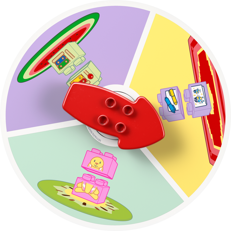 ليجو هاوس أوف بلوي وعائلتها مع لعبة الذاكرة 10459 دوبلو بلوي