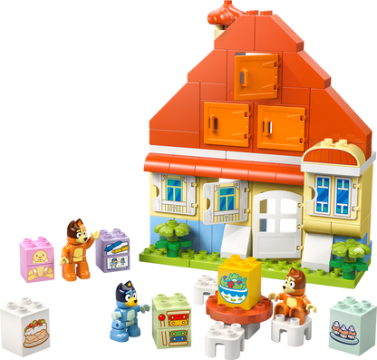 ليجو هاوس أوف بلوي وعائلتها مع لعبة الذاكرة 10459 دوبلو بلوي