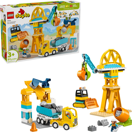 LEGO 3 in 1 Construction Site and Vehicles 10476 DUPLO