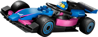 التقت LEGO Pitbox مع سيارة Mercedes AMG en Alpine F1 60444 City