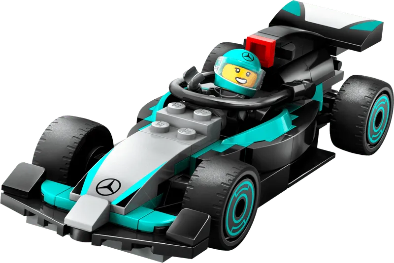 التقت LEGO Pitbox مع سيارة Mercedes AMG en Alpine F1 60444 City