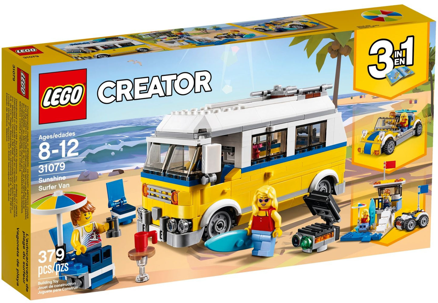 LEGO Sunshine Surfer Van 31079 Creator 3 in 1