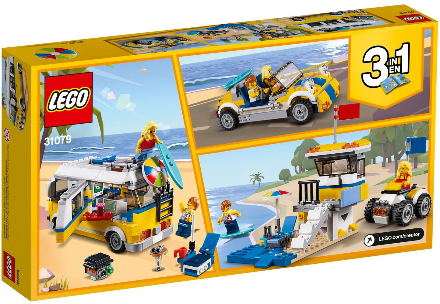 LEGO Sunshine Surfer Van 31079 Creator 3 in 1