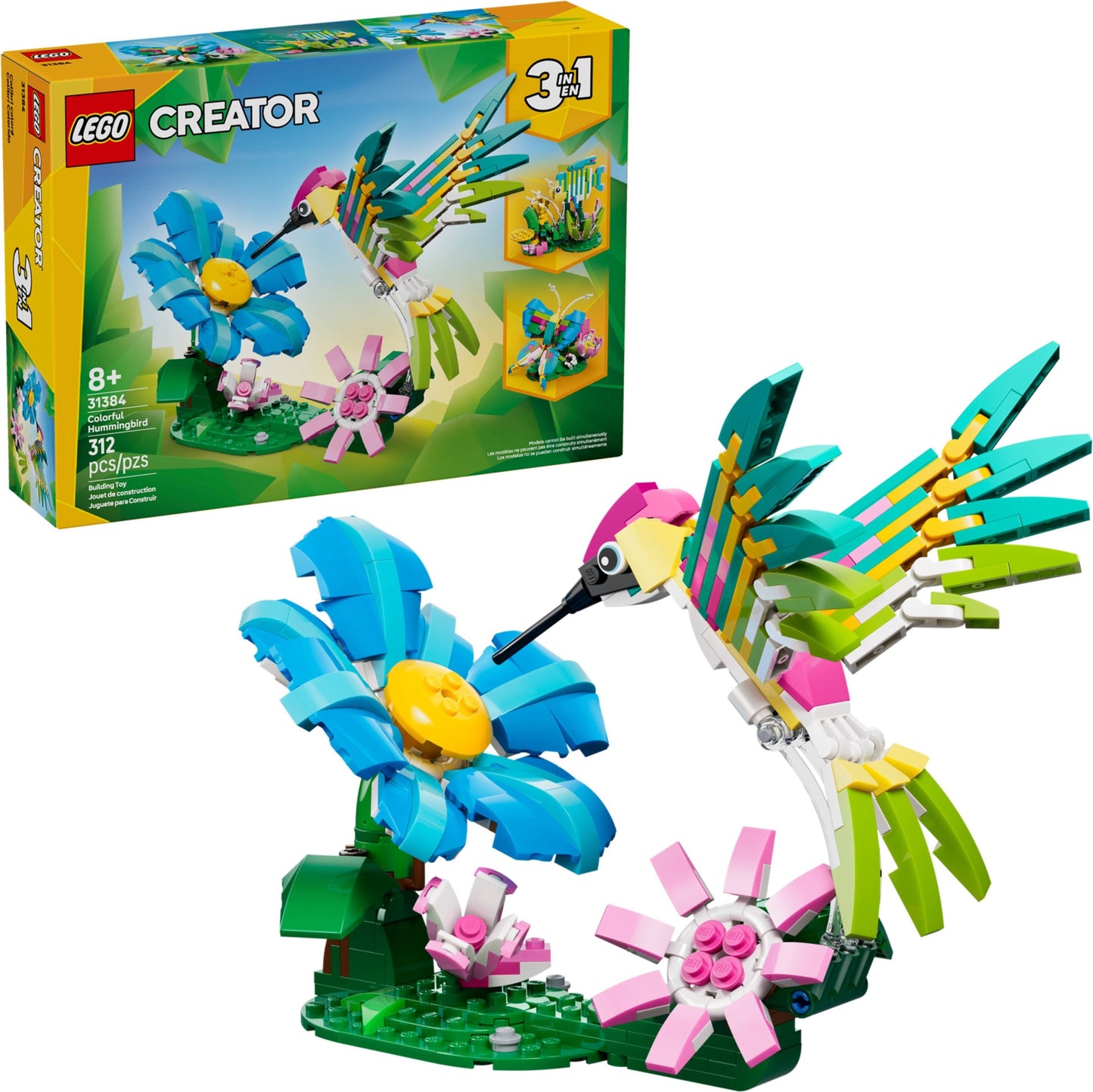 LEGO Colourful Hummingbird 31384 Creator