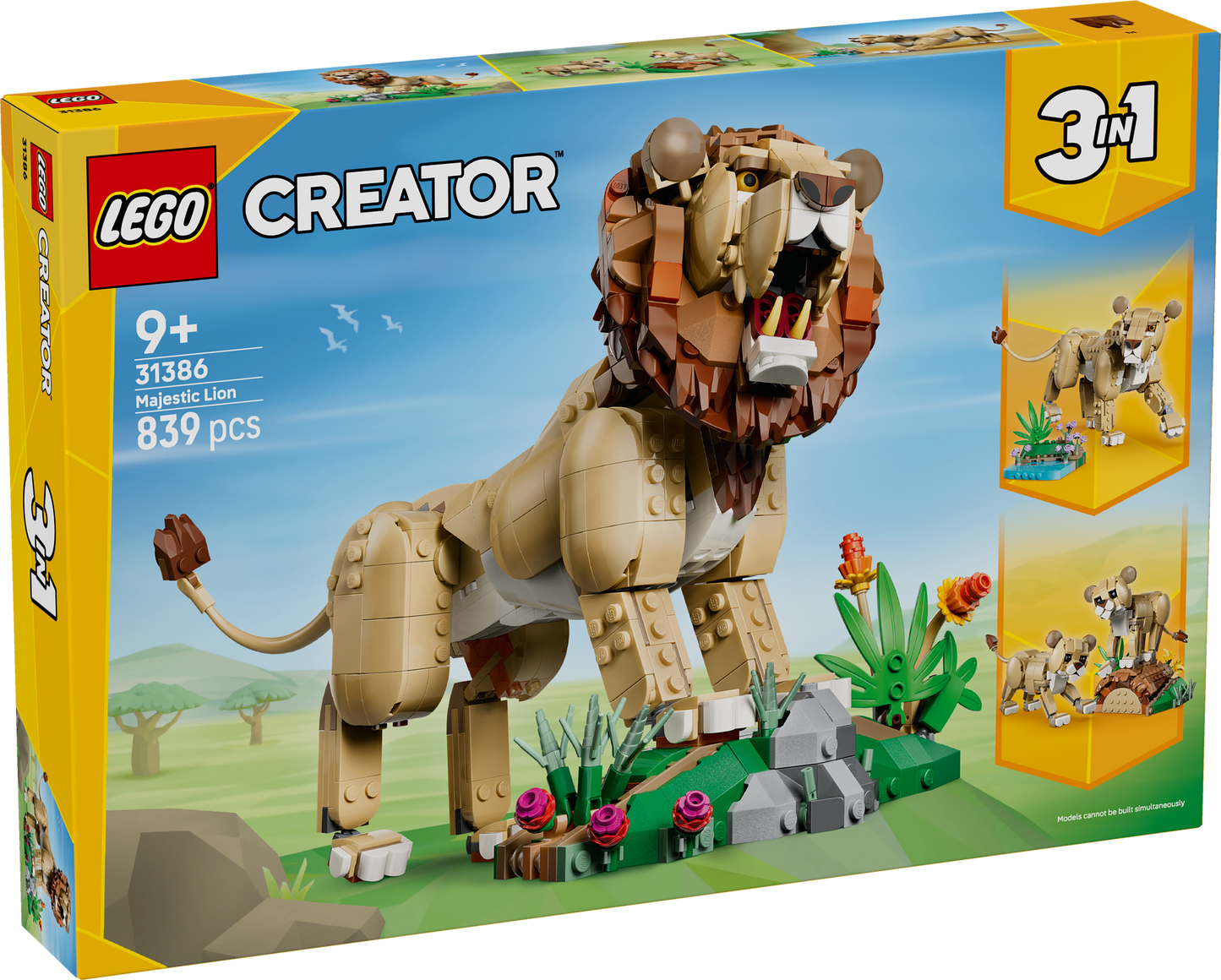 LEGO: Wild Animals: Majestic Lion 31386 Creator