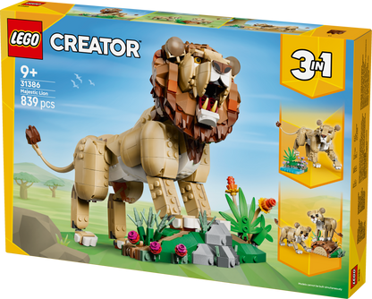 LEGO: Wild Animals: Majestic Lion 31386 Creator