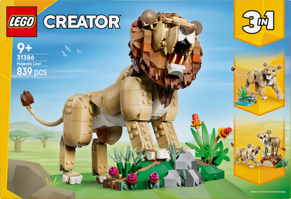 LEGO: Wild Animals: Majestic Lion 31386 Creator