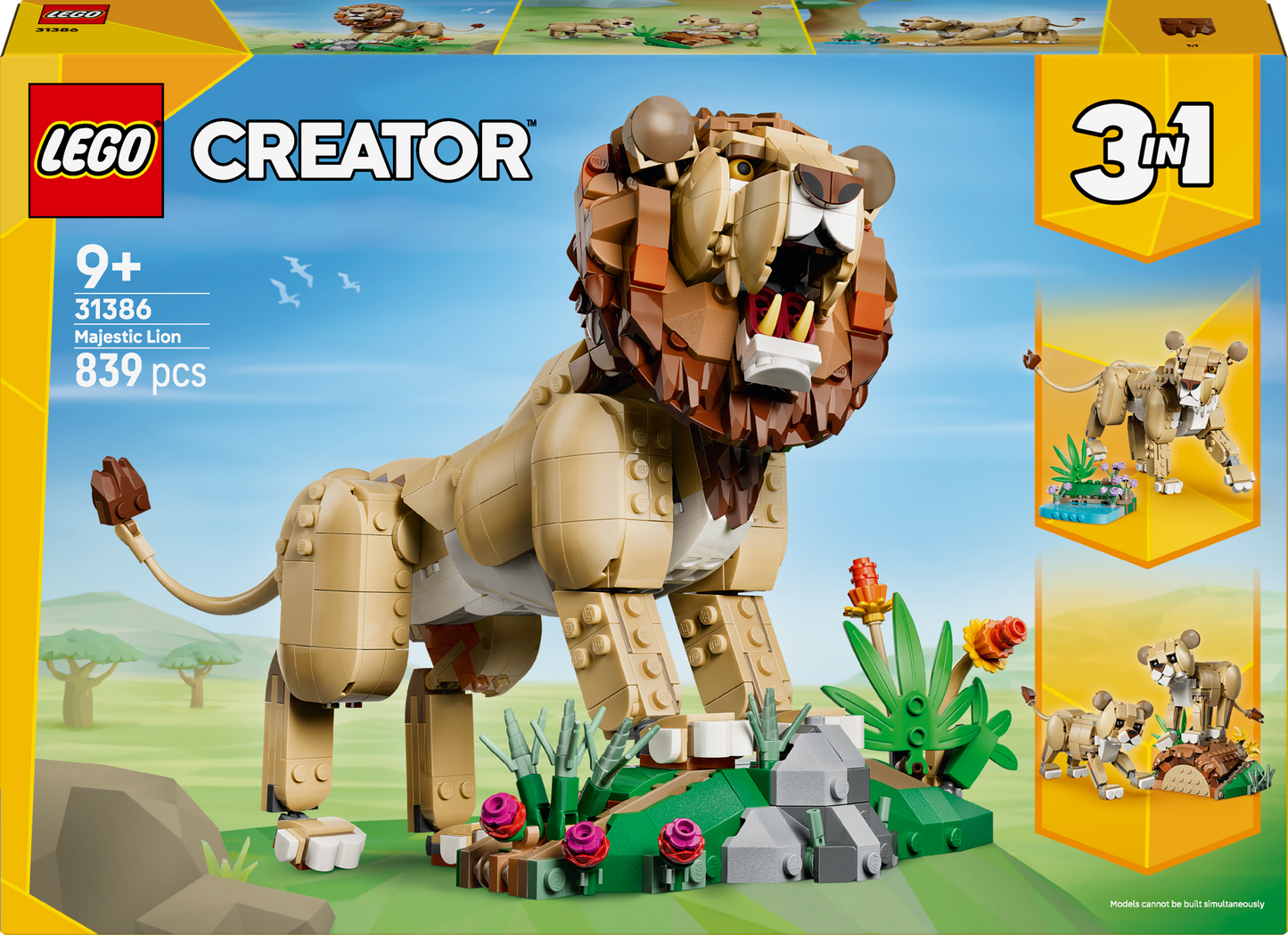 LEGO: Wild Animals: Majestic Lion 31386 Creator