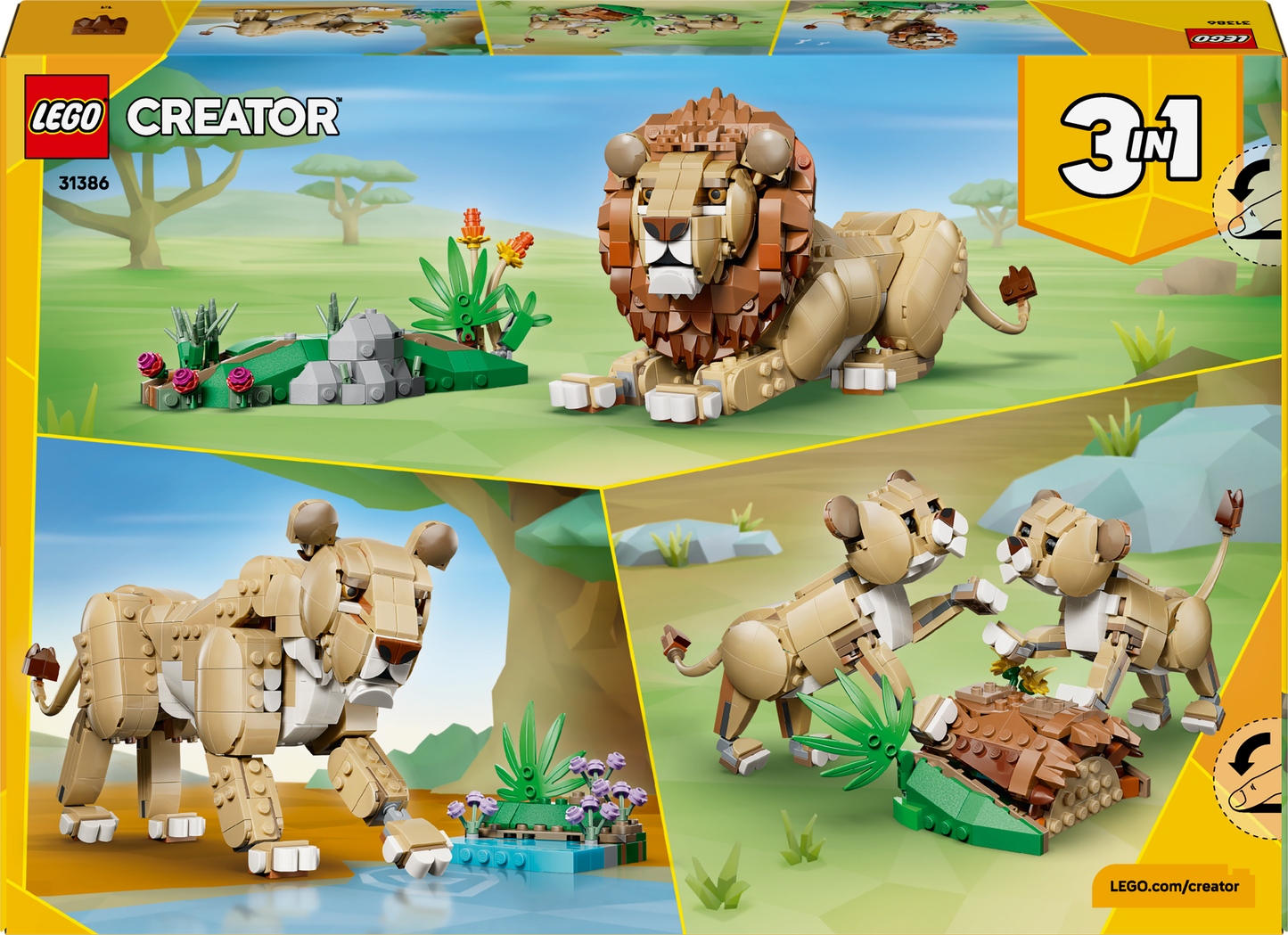 LEGO: Wild Animals: Majestic Lion 31386 Creator