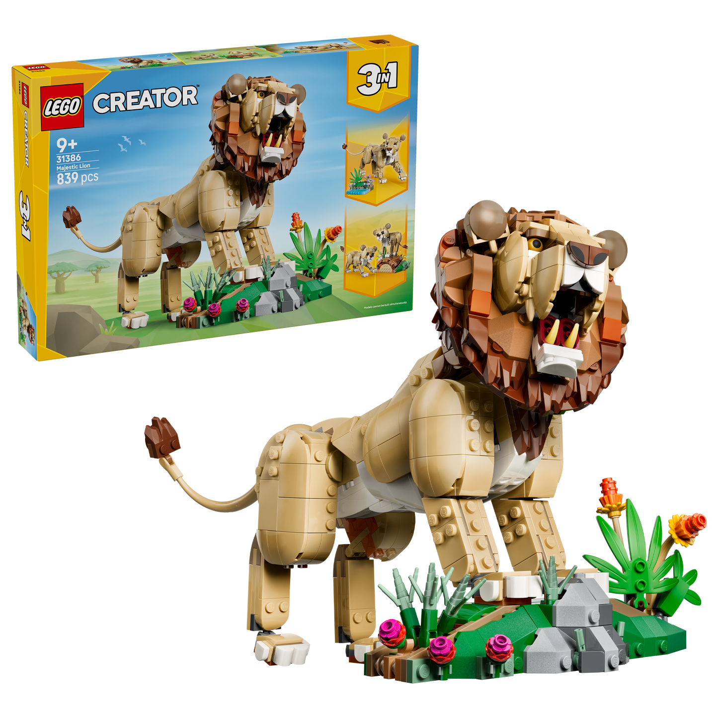 LEGO: Wild Animals: Majestic Lion 31386 Creator