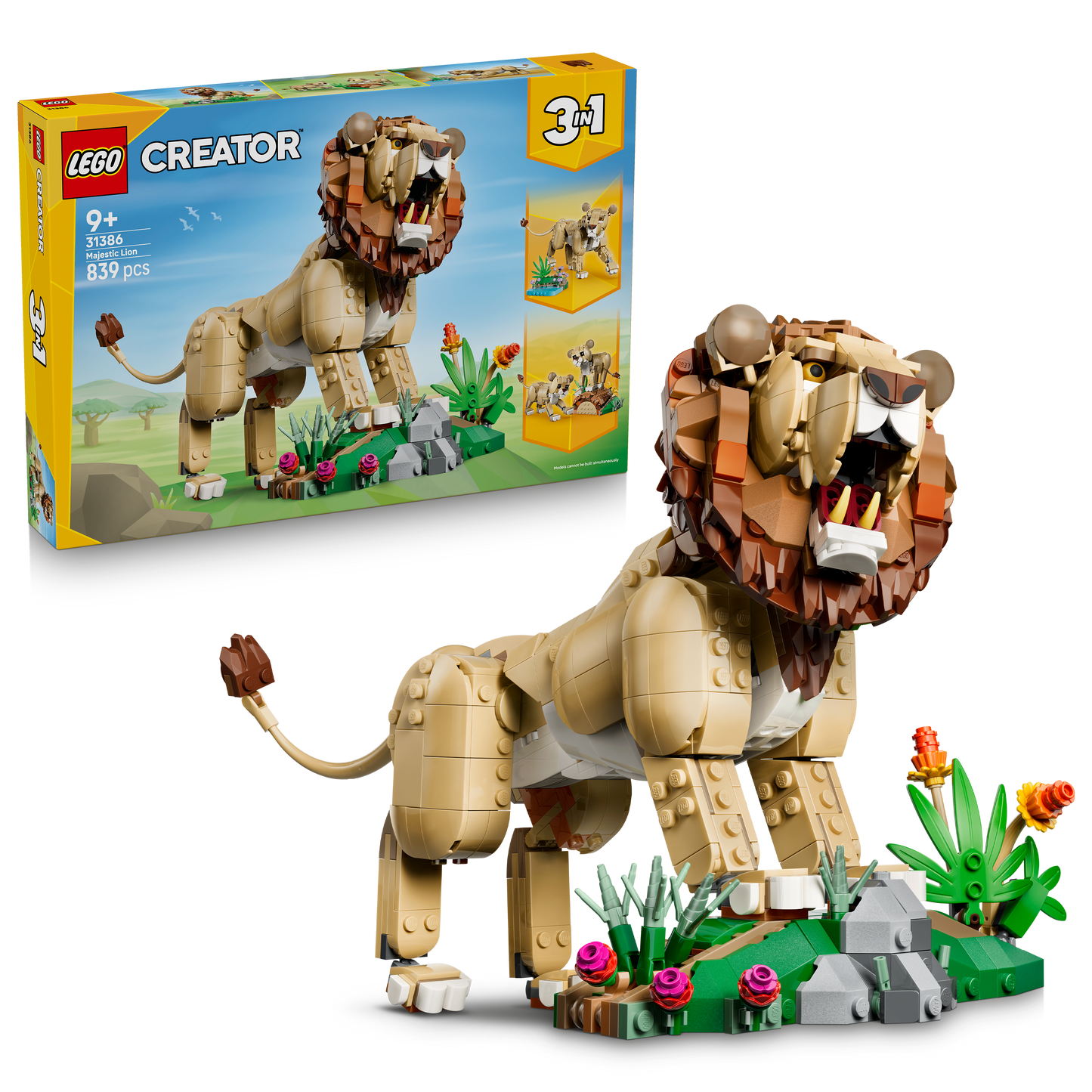 LEGO: Wild Animals: Majestic Lion 31386 Creator