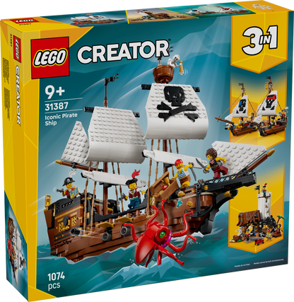LEGO Iconic Pirate Ship 31387 Creator 3 in 1