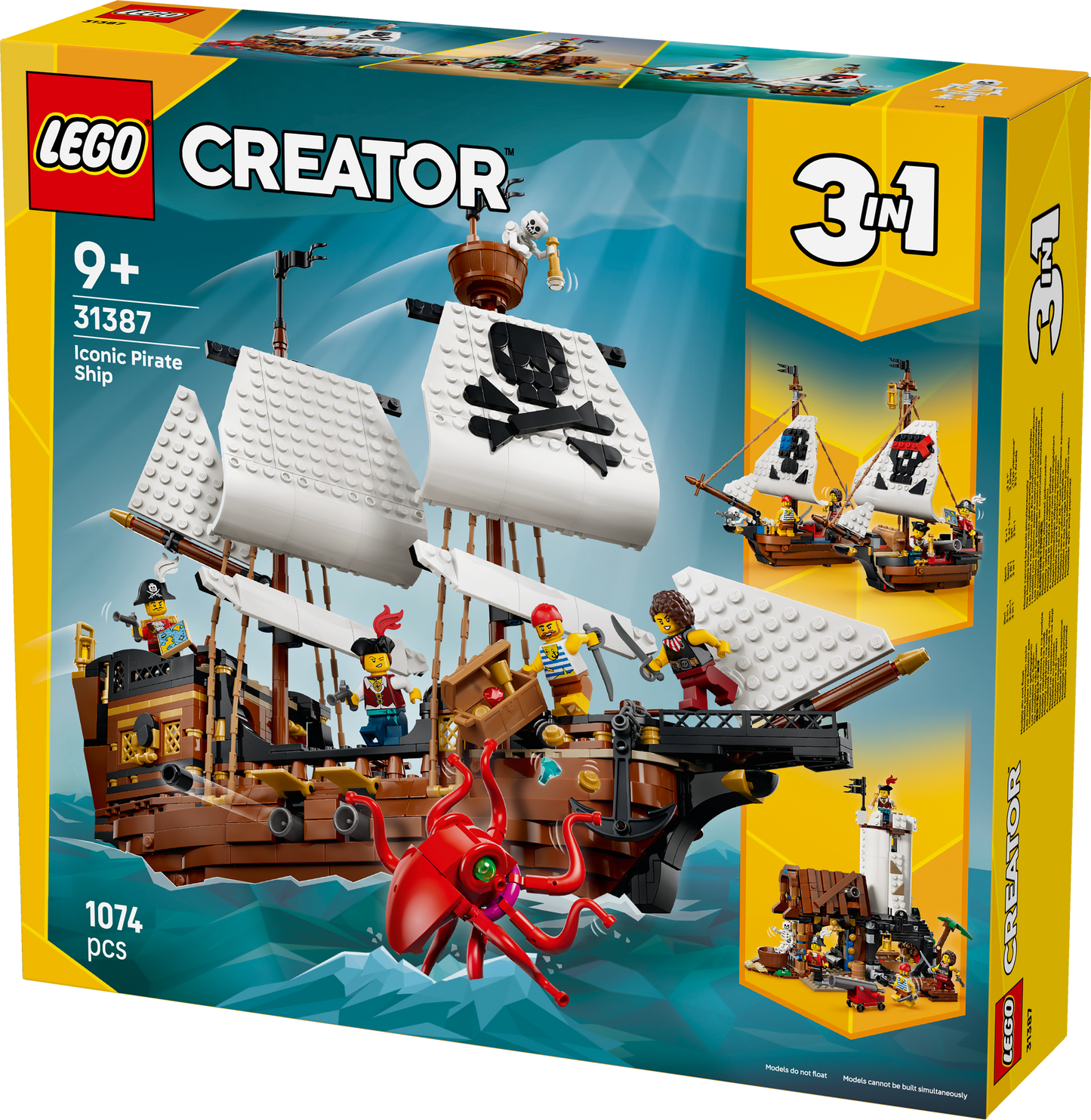 LEGO Iconic Pirate Ship 31387 Creator 3 in 1