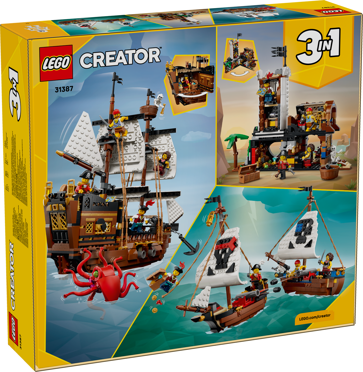 LEGO Iconic Pirate Ship 31387 Creator 3 in 1