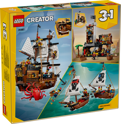 LEGO Iconic Pirate Ship 31387 Creator 3 in 1