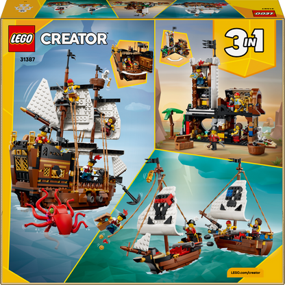 LEGO Iconic Pirate Ship 31387 Creator 3 in 1