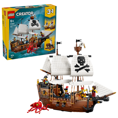 LEGO Iconic Pirate Ship 31387 Creator 3 in 1