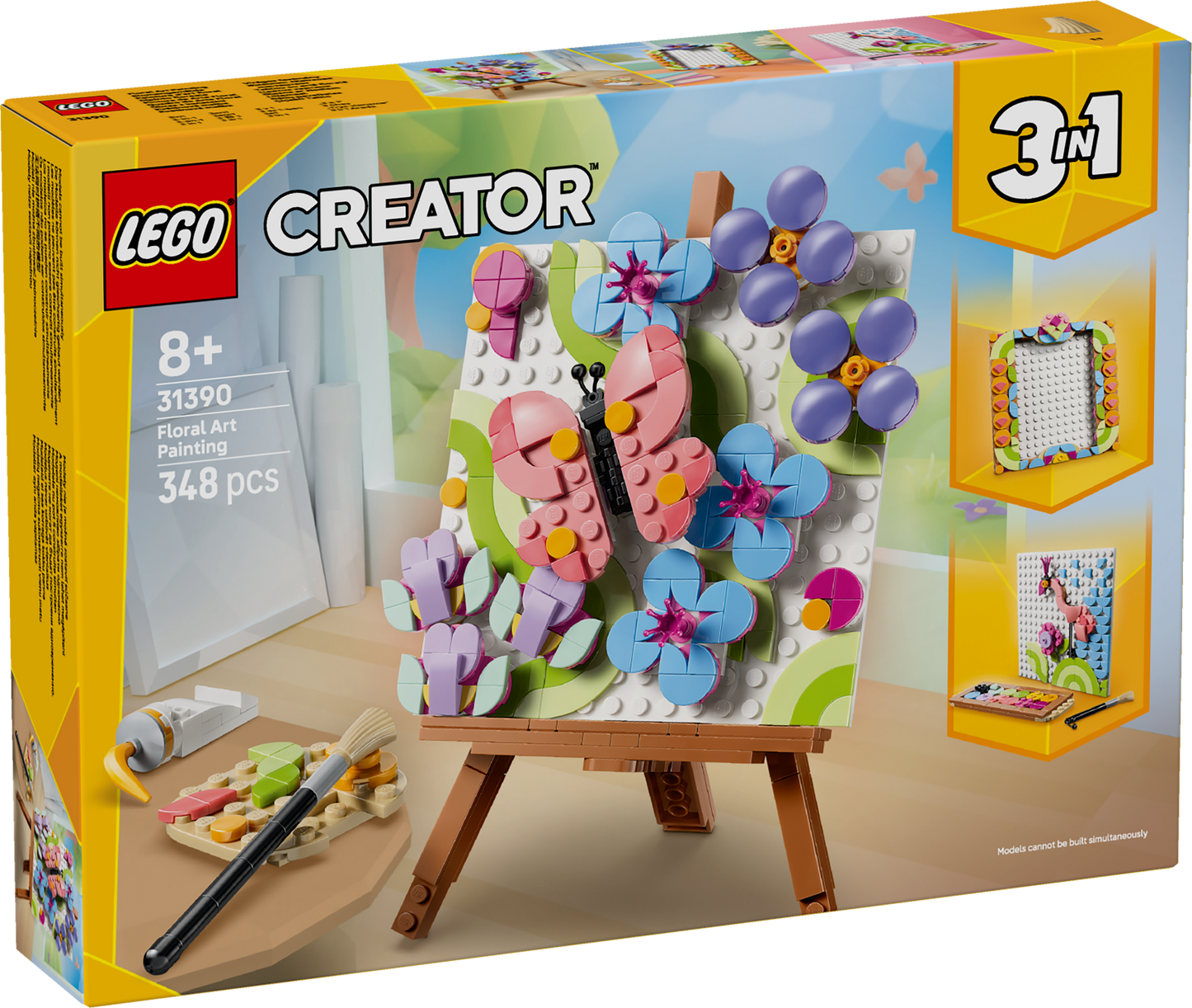 LEGO Floral Art Decor Painting 31390 Creator 3 in 1