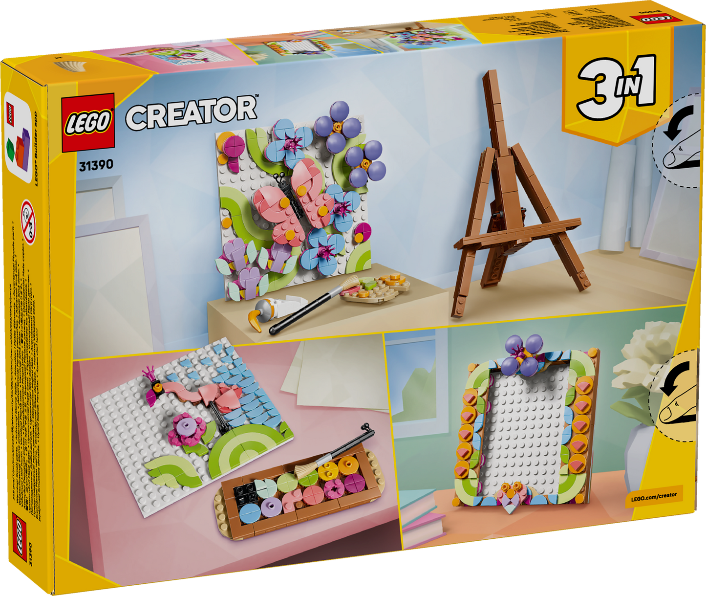 LEGO Floral Art Decor Painting 31390 Creator 3 in 1