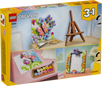 LEGO Floral Art Decor Painting 31390 Creator 3 in 1