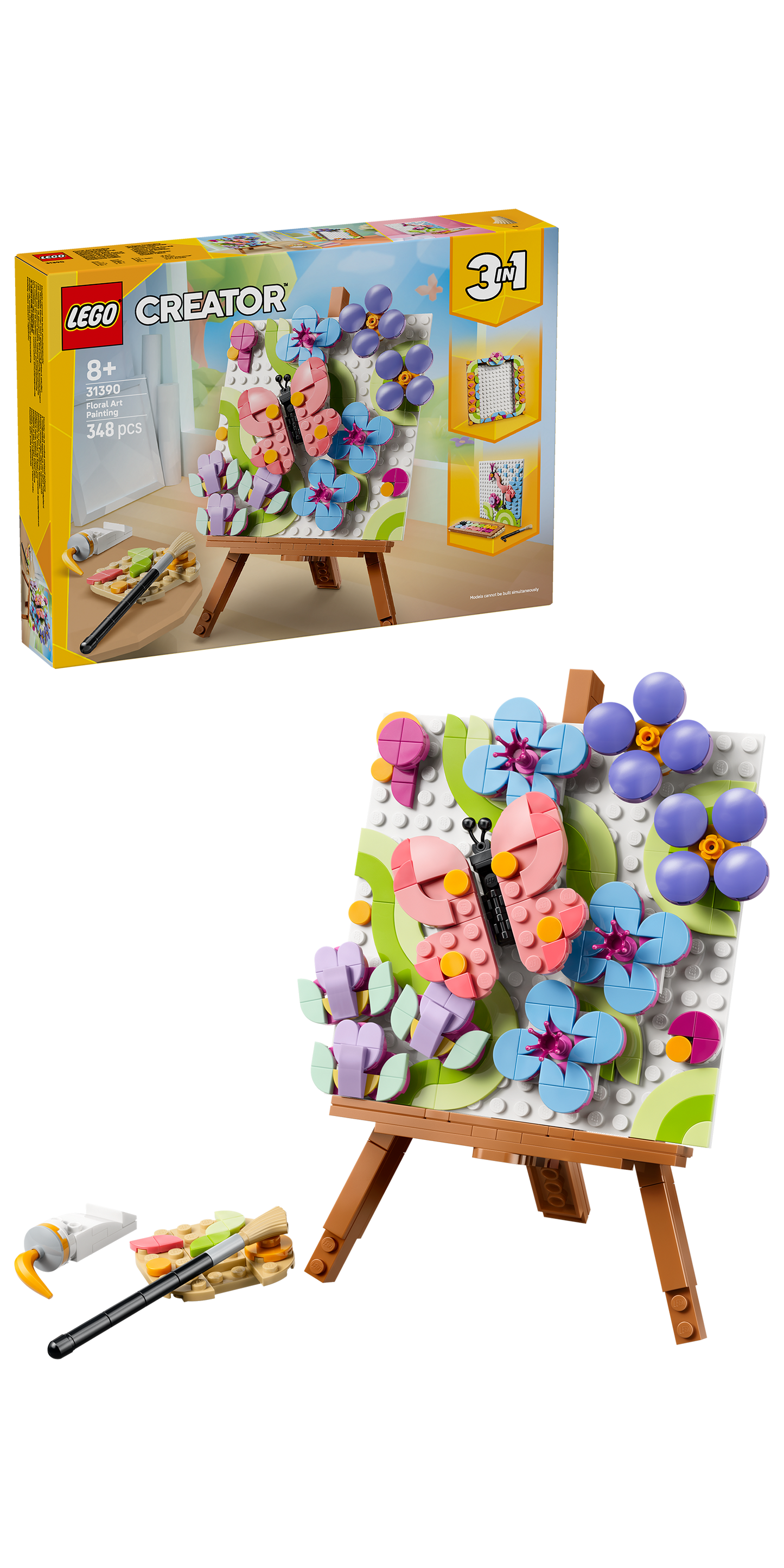 LEGO Floral Art Decor Painting 31390 Creator 3 in 1